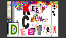 Fotomurale - Keep Calm And Design 300X210 cm Carta da Parato Erroi-2