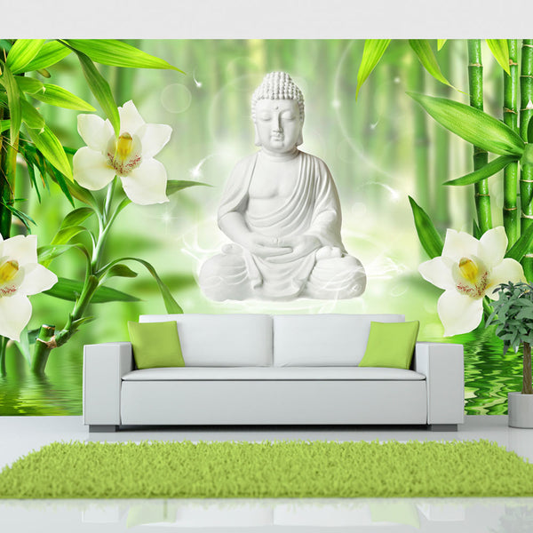 Fototapete - Buddha und Naturtapete Erroi sconto