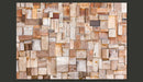 Fotomurale - Larch Mosaic 300X210 cm Carta da Parato Erroi-2