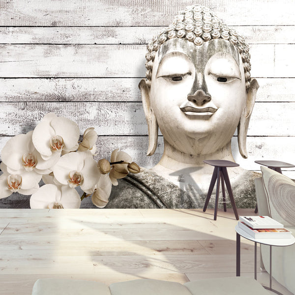 Aufkleber - Lachender Buddha Wallpaper Erroi sconto