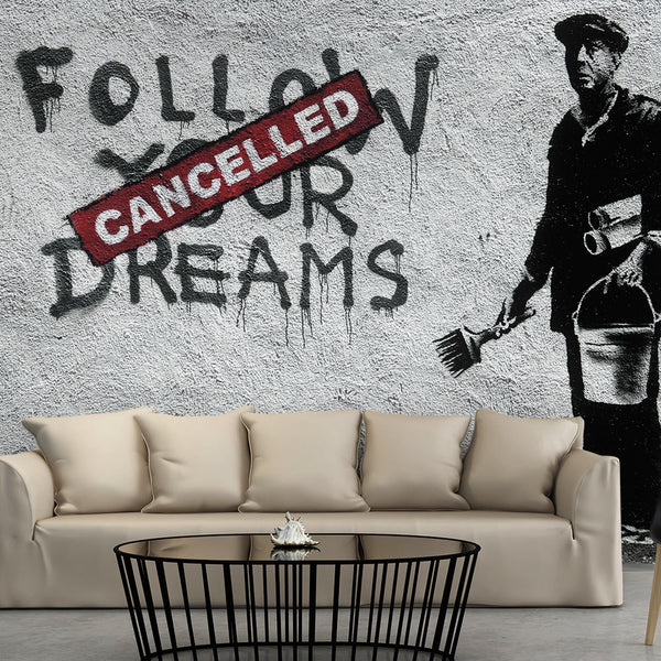 sconto Fototapete - Träume abgebrochen Banksy Erroi Wallpaper