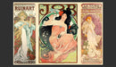 Fotomurale - Alphonse Mucha. Women'S 300X210 cm Carta da Parato Erroi-2