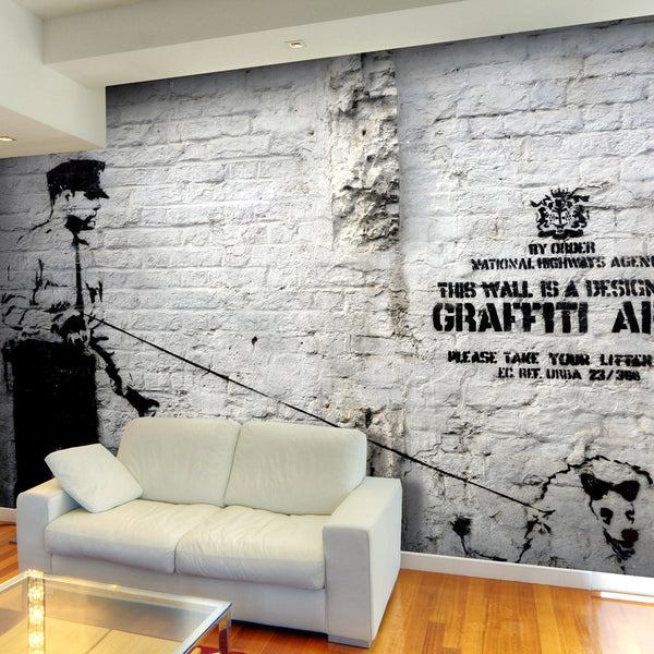 sconto Aufkleber - Banksy - Graffiti-Bereich Tapete Erroi