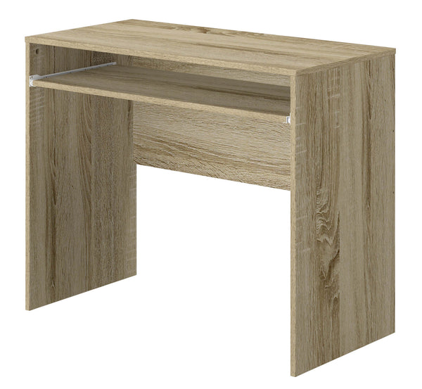 acquista Schreibtisch 90x45x74 mit ausziehbarer Platte aus Eiche MDF