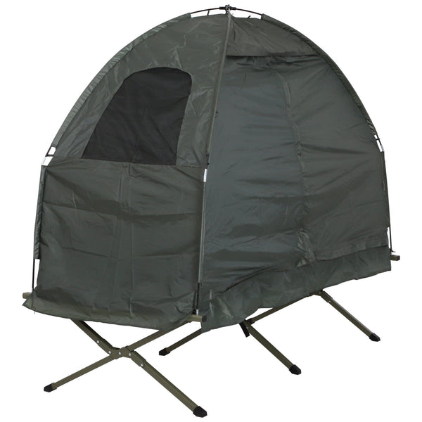 2 in 1 Single Campingzelt Grün 193x77x118 cm sconto