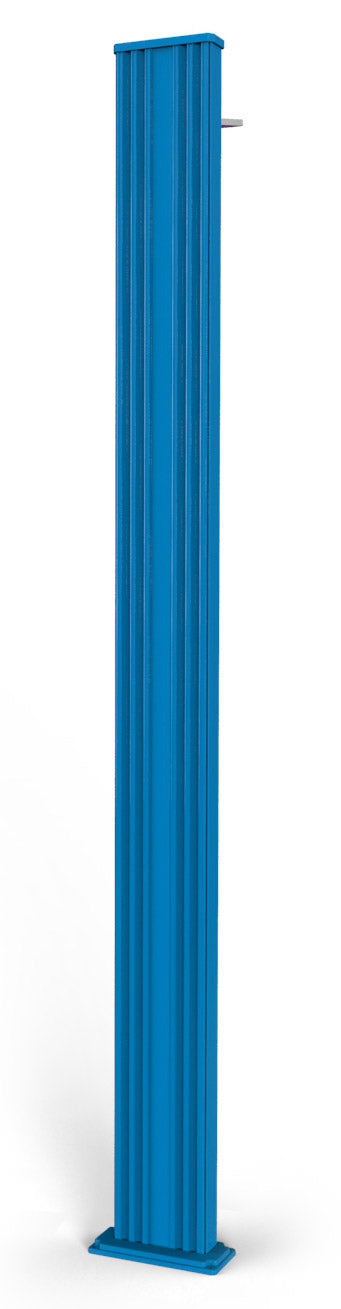 Doccia da Esterno Giardino Miscelatore e Lavapiedi Arkema Spring S Fascia Inox Blu-3