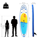 SUP Tavola Stand Up Paddle Gonfiabile 305x76x10 cm  Sidney Blu-3