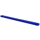 Trave da Ginnastica per Allenamento Imbottita in Legno Blu 240x10x6.5 cm -6