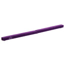 Trave da Ginnastica per Allenamento Imbottita in Legno Viola 240x10x6.5 cm -1