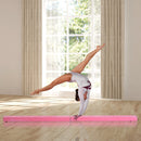 Trave da Ginnastica Allenamento Equilibrio Pieghevole in Legno Rosa 210x10x6.5 cm -4