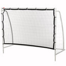 Porta da Calcio Portatile con Rete 180x62x121 cm  Bianca-9