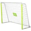 Porta da Calcio Portatile con Rete 186x62x123 cm  Bianca-1