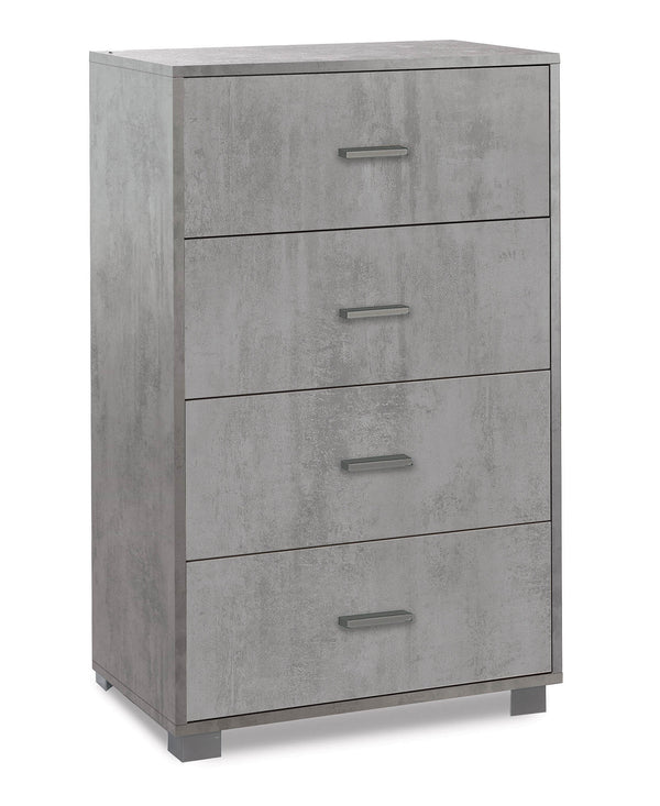 online Schrank 4 Schubladen 70x112x41 cm Zement