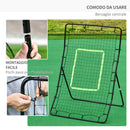 Rete Elastica Rimbalzo da Calcio e Rugby Rimbalzatore Portatile 90x80x140 cm -5