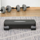 Step Fitness per Allenamento a Casa 68x29x10-15 cm in Polipropilene Nero-2