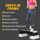 Step Professionale da Aerobica Fitness 76x29x12.5 cm/17.5 cm/22.5 cm -6