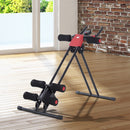 Panca Trainer Addominali Power ABS con Display Nero e Rosso -2