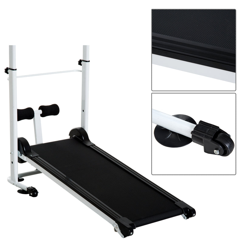 Tapis Roulant Magnetico con Monitor LCD e Barra Sit-up Pieghevole in Acciaio -10