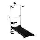 Tapis Roulant Magnetico con Monitor LCD e Barra Sit-up Pieghevole in Acciaio -1