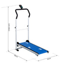 Tapis Roulant Magnetico con Schermo LCD Pieghevole per Fitness -3