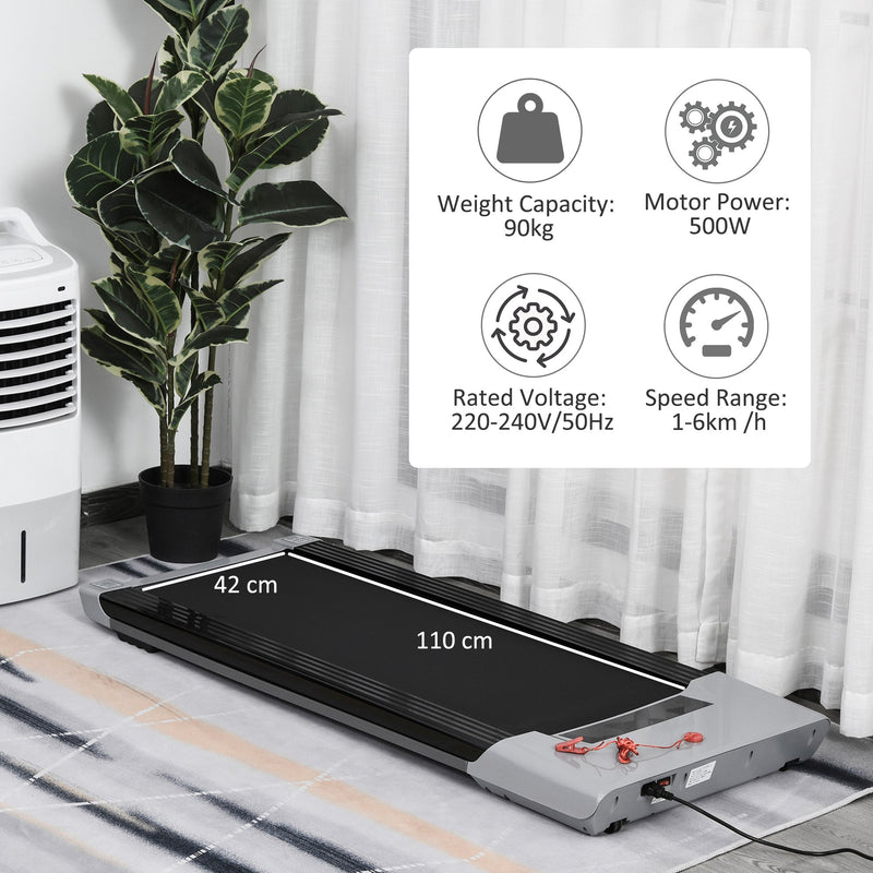 Tapis Roulant Elettrico senza Manubrio 500W  Nero-7