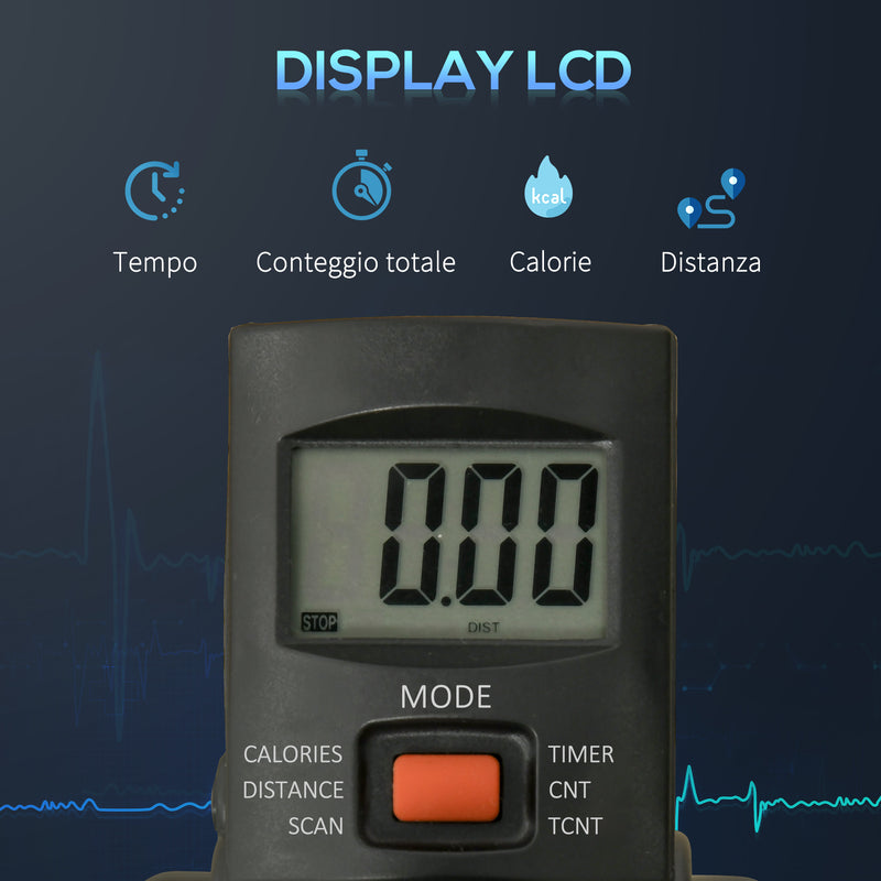 Pedaliera per Riabilitazione Mini Cyclette in Acciaio e ABS Nera-6