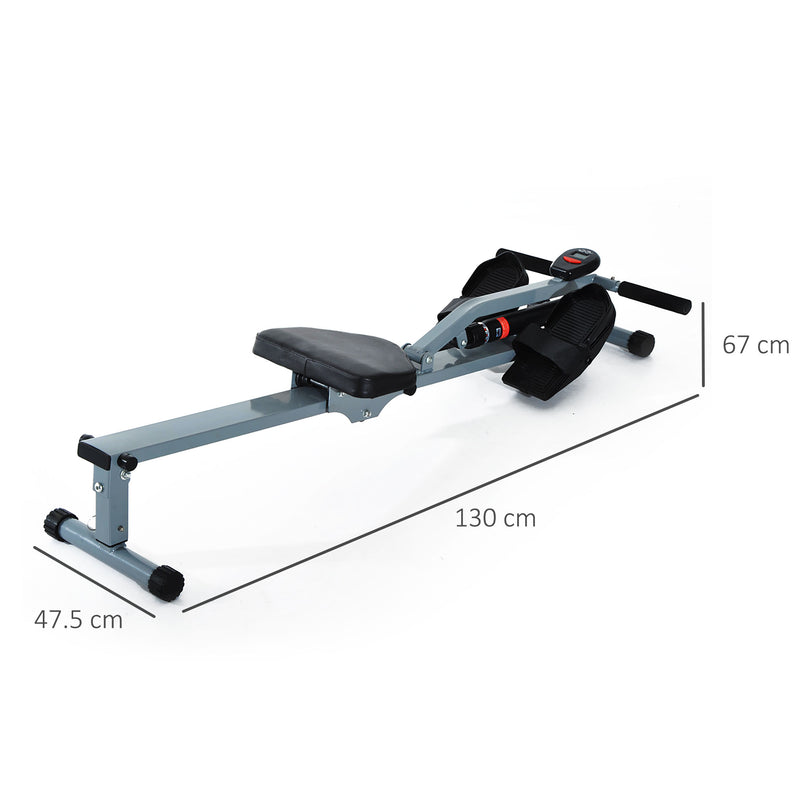 Vogatore Professionale per Fitness con Display 130x67.5x67 cm -3