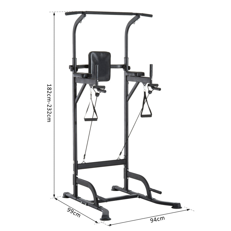 Stazione Fitness Power Tower Multifunzionale Body Sculpt -8