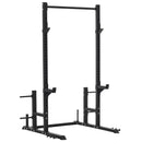 Stazione Fitness Multifunzione 140x171x228 cm in Acciaio per Allenamento Corpo Nero-1