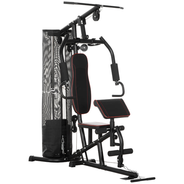 Multifunktions-Fitnessstation 170 x 104 x 205 cm aus Stahl für das Black Body Training sconto