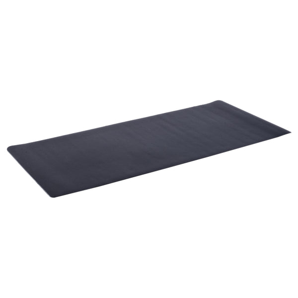 Rutschfeste Fitnessmatte aus schwarzem PVC 170 x 75 x 0,4 cm sconto