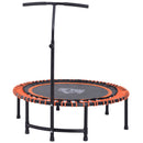 Trampolino Elastico Fitness con Manubrio Nero e Arancione Ø114.3 cm -1