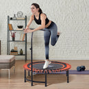 Trampolino Elastico Fitness con Manubrio Nero e Arancione Ø114.3 cm -2