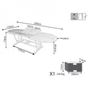 Tavolo Allungabile Leonardo 200/250/300x110x74 h cm in Legno di Acacia Marrone-3