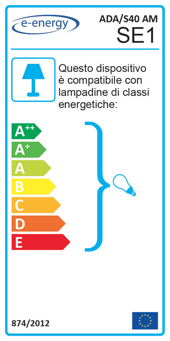 Sospensione D40 1xE27 Montatura Oro Vetro Graffio Bianco-Ambra E-Energy Ada-2