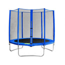 Trampolino Elastico con Rete Ø244x65/245 h cm in Plastica Blu-2