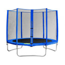 Trampolino Elastico con Rete Ø305x65/245 h cm in Plastica Blu-1