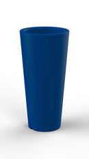 Vaso Ø34x86 cm in Resina Arkema Tondo 86 Blu-1