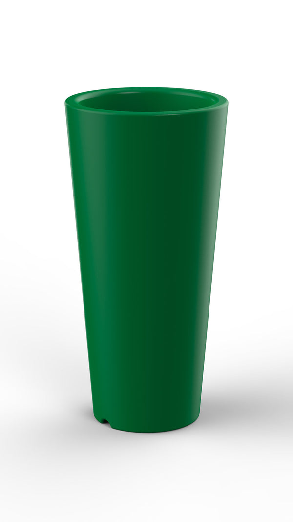 Vaso Ø34x86 cm in Resina Arkema Tondo 86 Verdescuro sconto