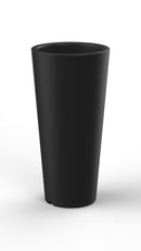 Vaso Ø34x86 cm in Resina Arkema Tondo 86 Antracite-1