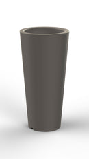 Vaso Ø34x86 cm in Resina Arkema Tondo 86 Dove Grey-1