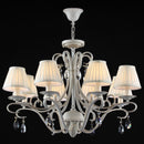 Lampadario Elegant in Metallo Brionia Beige-3