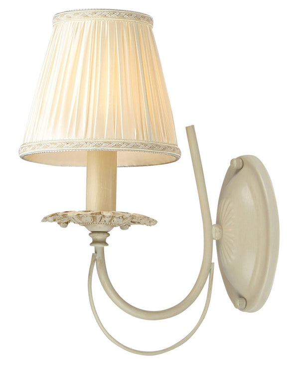 acquista Elegante Wandlampe aus elfenbeinfarbenem Olivia-Metall