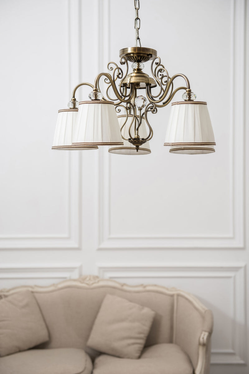 Lampadario Elegant in Metallo Vintage Bronzo Antique-2