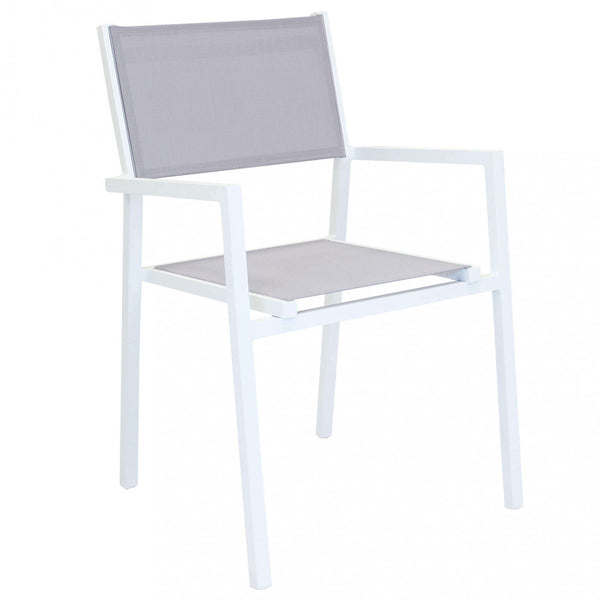 Stapelbarer Sessel Havana 55 x 57 x 85 h cm aus weißem Textilene acquista