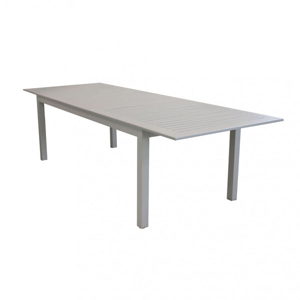 acquista Cuba Ausziehbarer Tisch 220/280x100x75 h cm in taubengrauem Aluminium