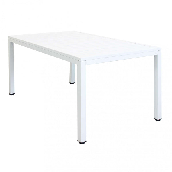 Milo Tisch 150x90x74 h cm in Weißaluminium sconto