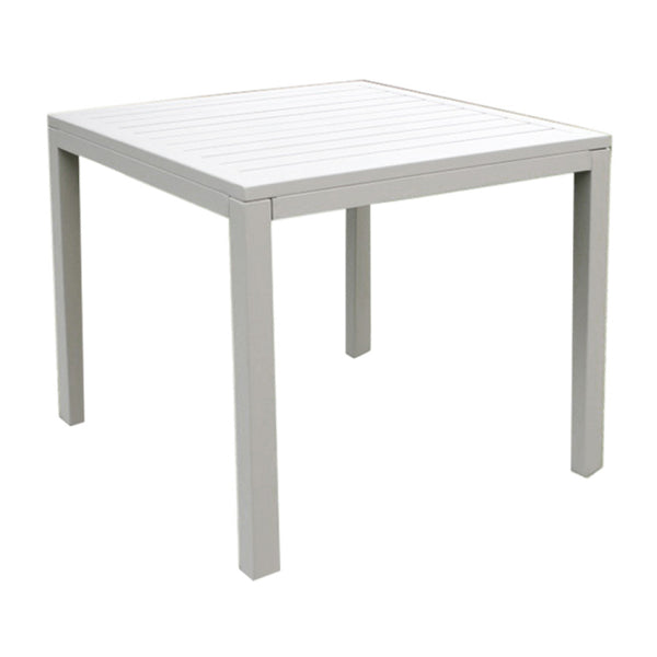 acquista Cuba Tisch 80x80x74 h cm aus taubengrauem Aluminium