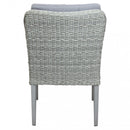 Poltrona Malesia 58x60x88 h cm in Wicker Grigio-4