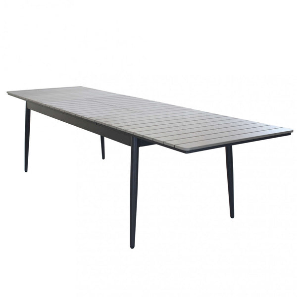 prezzo Guantanamo ausziehbarer Tisch 200/300x90x76 h cm in anthrazitfarbenem Aluminium